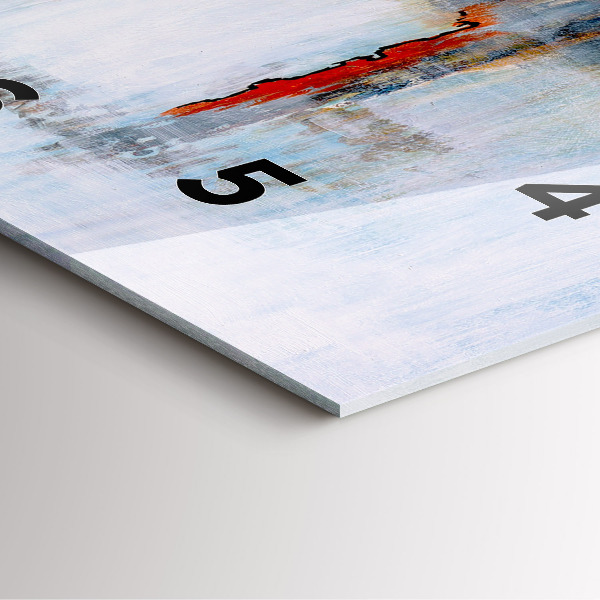 Wanduhr quadratisch mit motiv Abstraktion