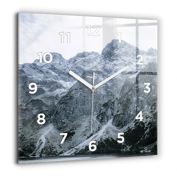 Wanduhr quadratisch Morskie Oko im Tatra-Gebirge