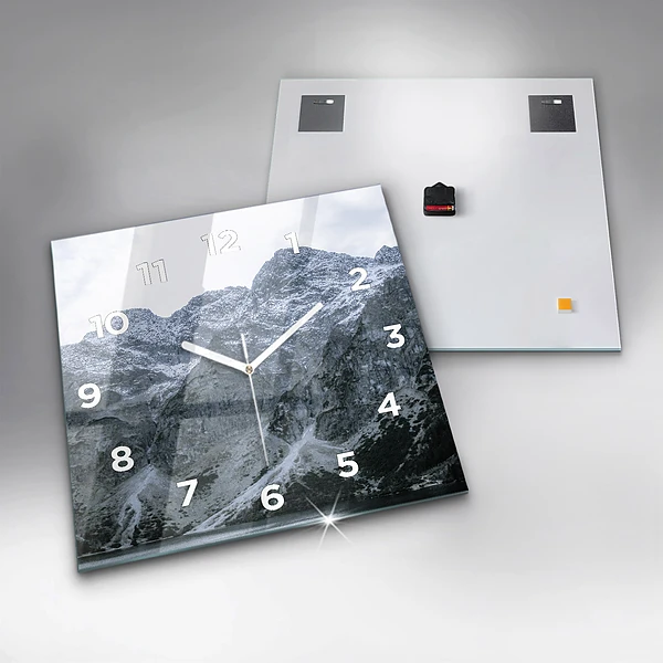Wanduhr quadratisch Morskie Oko im Tatra-Gebirge
