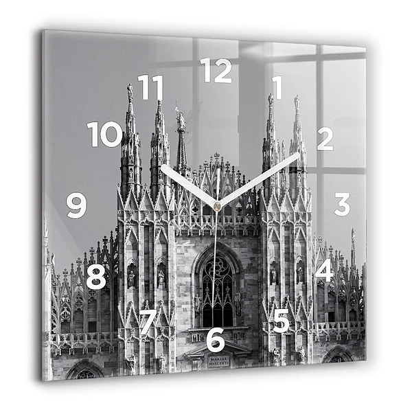 Wanduhr quadratisch Dom von Mailand Kathedrale