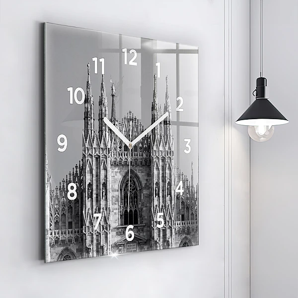 Wanduhr quadratisch Dom von Mailand Kathedrale