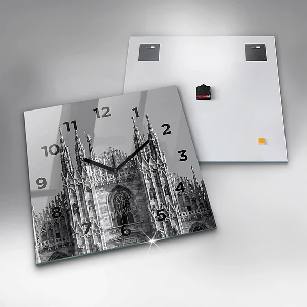Wanduhr quadratisch Dom von Mailand Kathedrale