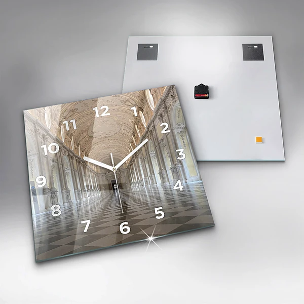 Wanduhr quadratisch Das Museum La Veneria Reale