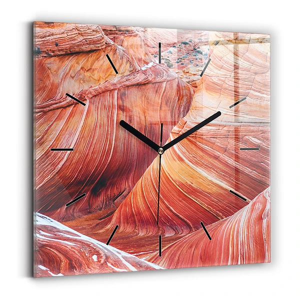 Wanduhr modern quadratisch Malerischer Grand Canyon