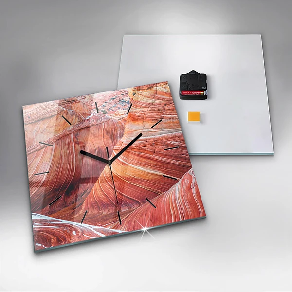 Wanduhr modern quadratisch Malerischer Grand Canyon