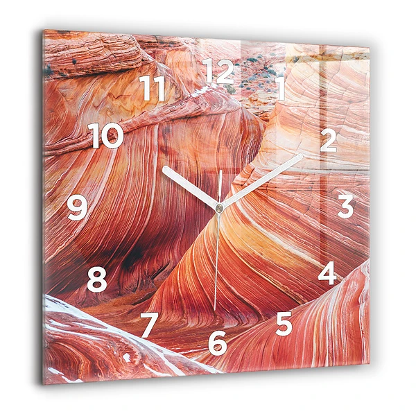 Wanduhr modern quadratisch Malerischer Grand Canyon