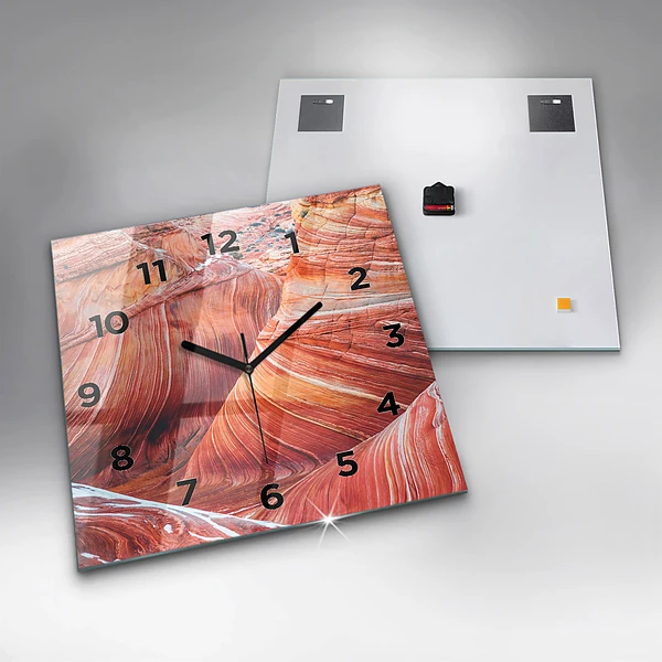 Wanduhr modern quadratisch Malerischer Grand Canyon