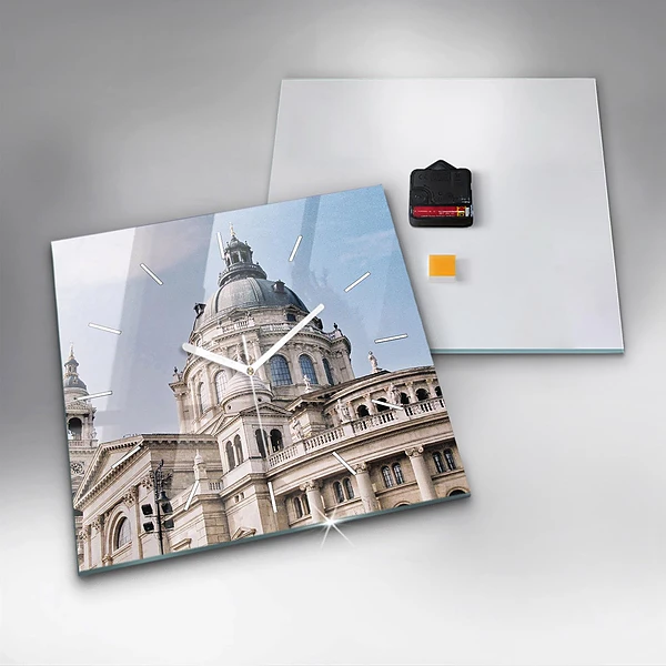 Wanduhr quadratisch St. Stephans Basilika