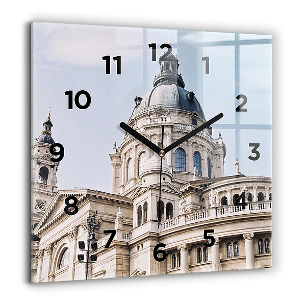 Wanduhr quadratisch St. Stephans Basilika