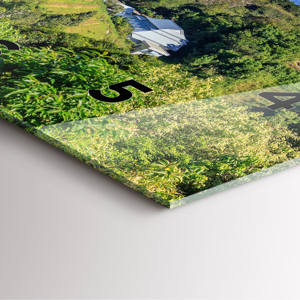 Wanduhr quadratisch Chiang-Mai-Nationalpark