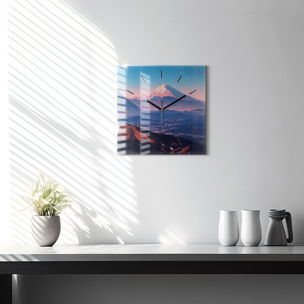 Wanduhr modern quadratisch Berge in San Antonio USA