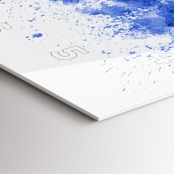 Wanduhr quadratisch San Antonio Aquarell