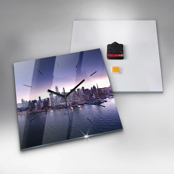 Wanduhr quadratisch mit motiv Ansicht von San Francisco
