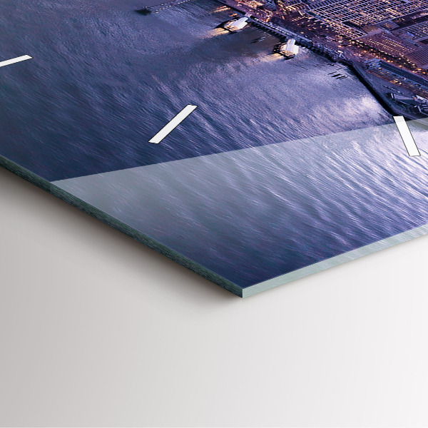 Wanduhr quadratisch mit motiv Ansicht von San Francisco