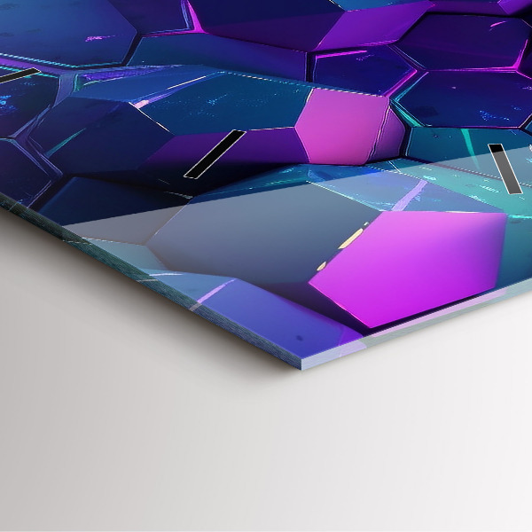 Wanduhr modern quadratisch Geometrische Formen