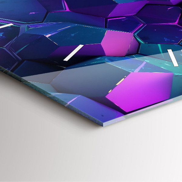 Wanduhr modern quadratisch Geometrische Formen