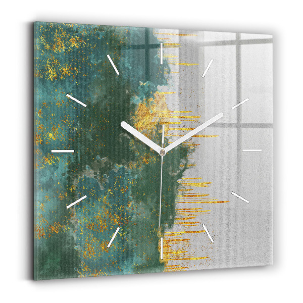 Wanduhr quadratisch mit motiv Dekoratives Muster