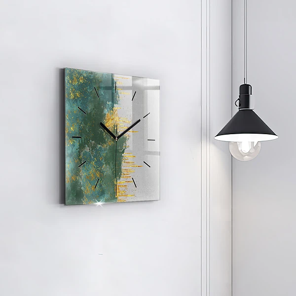 Wanduhr quadratisch mit motiv Dekoratives Muster