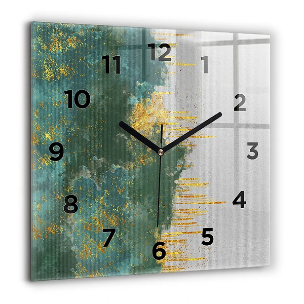 Wanduhr quadratisch mit motiv Dekoratives Muster