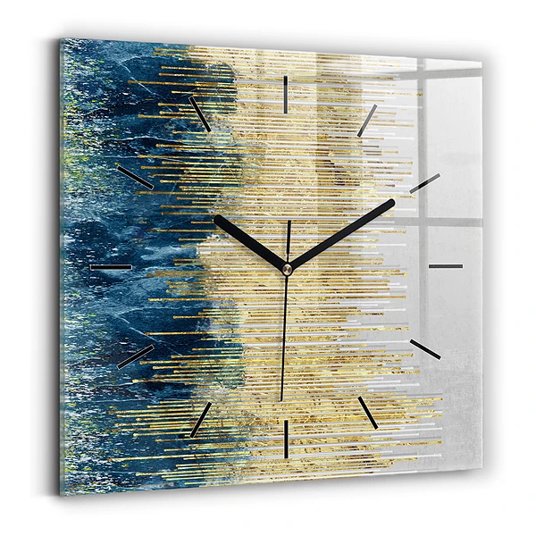 Wanduhr quadratisch mit motiv Dekoratives Muster