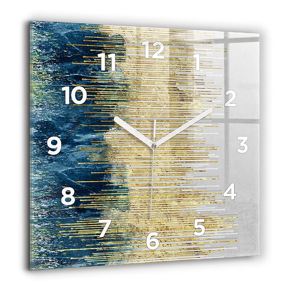 Wanduhr quadratisch mit motiv Dekoratives Muster