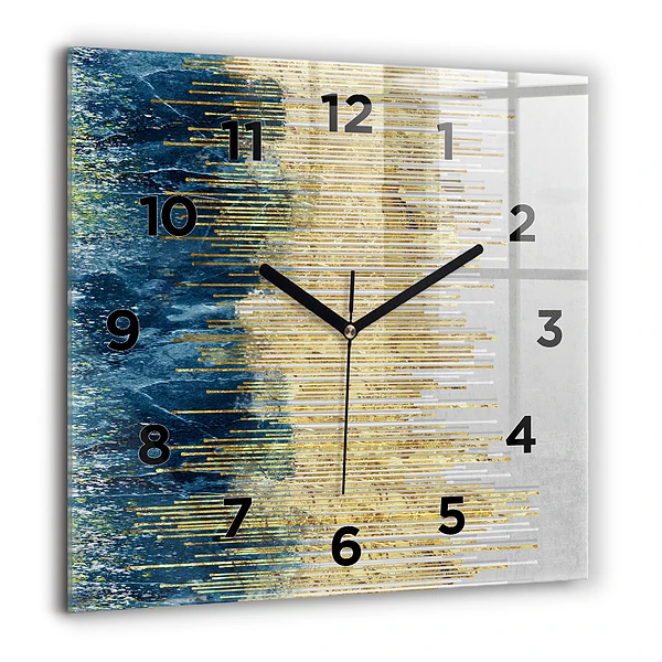 Wanduhr quadratisch mit motiv Dekoratives Muster
