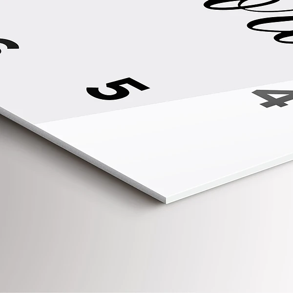 Wanduhr modern quadratisch Erinnerungen Inschrift