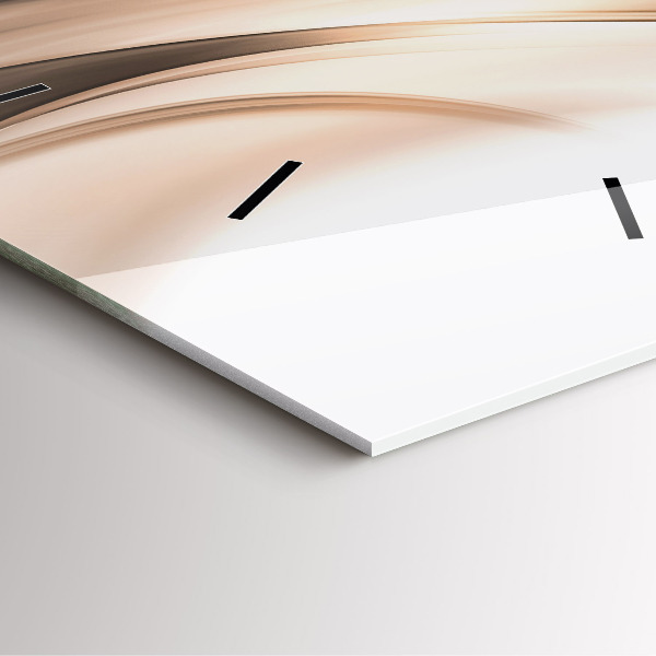 Wanduhr modern quadratisch Abstrakte Linie