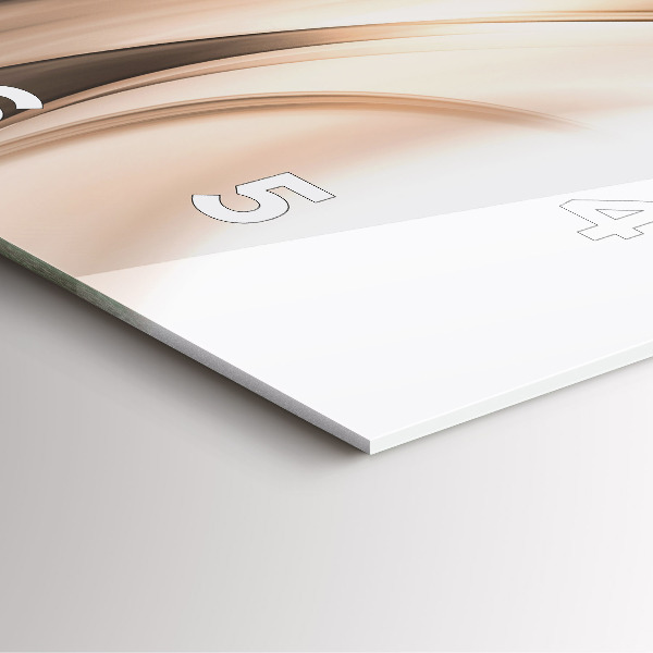 Wanduhr modern quadratisch Abstrakte Linie