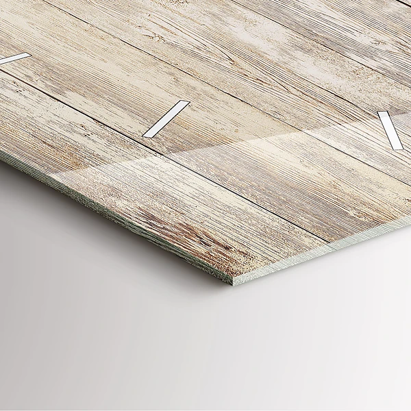 Wanduhr quadratisch Holztafeln