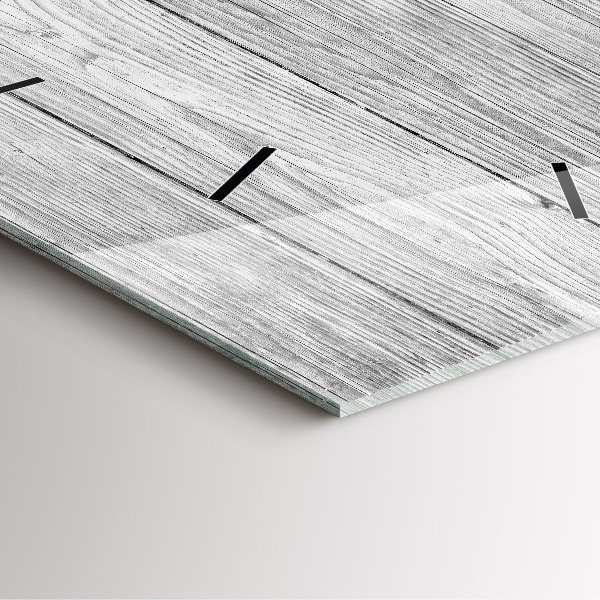 Wanduhr modern quadratisch Holztafeln