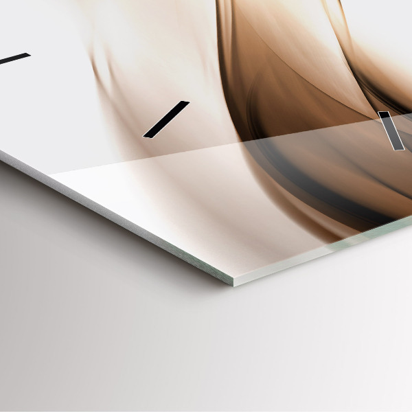 Wanduhr quadratisch Abstrakte Linie