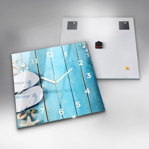 Wanduhr modern quadratisch Ferien-Accessoires
