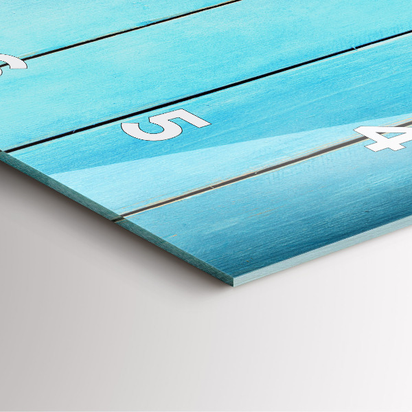 Wanduhr modern quadratisch Ferien-Accessoires