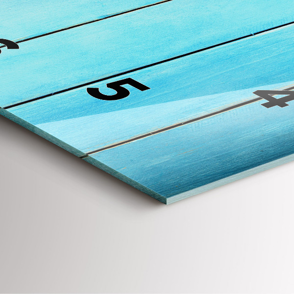 Wanduhr modern quadratisch Ferien-Accessoires