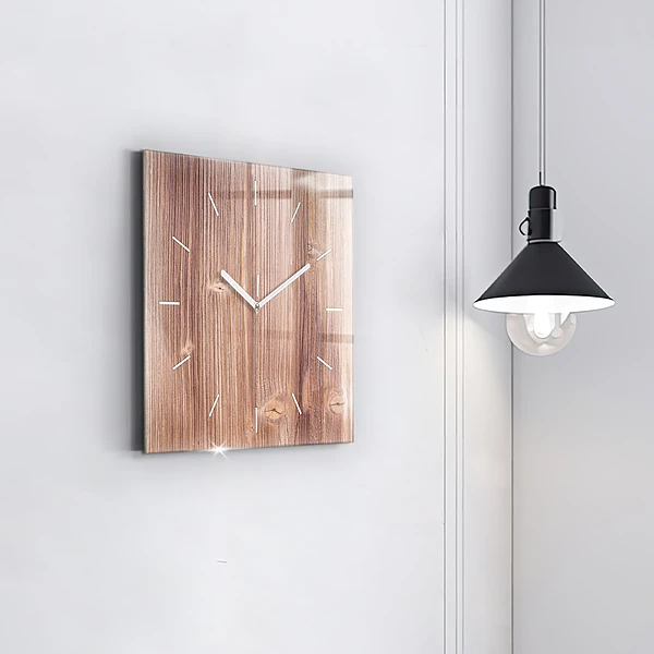 Wanduhr quadratisch Paprika