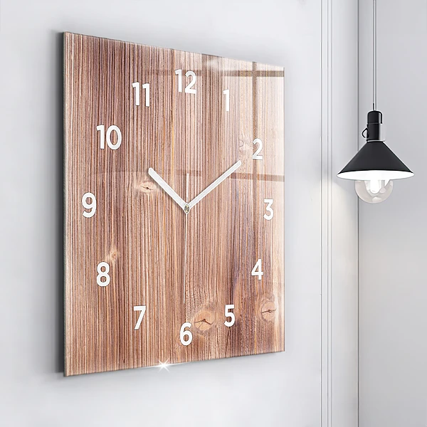 Wanduhr quadratisch Paprika