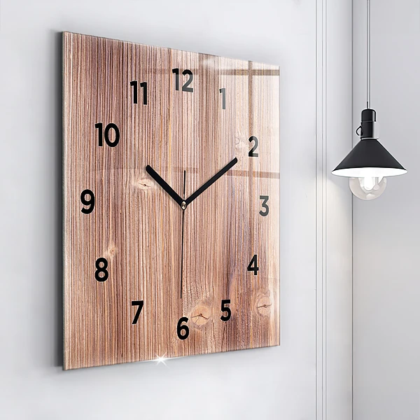 Wanduhr quadratisch Paprika