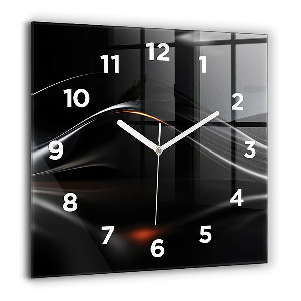 Wanduhr modern quadratisch Abstrakt