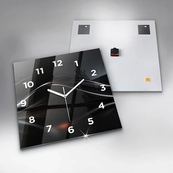 Wanduhr modern quadratisch Abstrakt