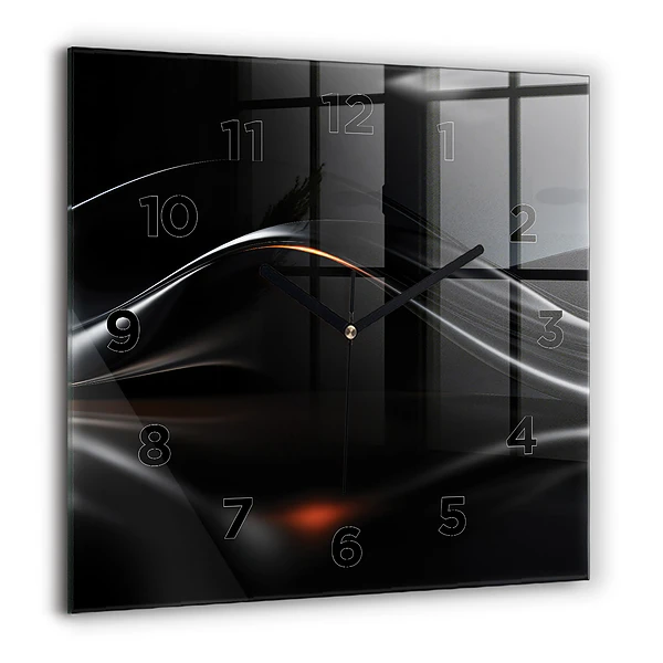 Wanduhr modern quadratisch Abstrakt