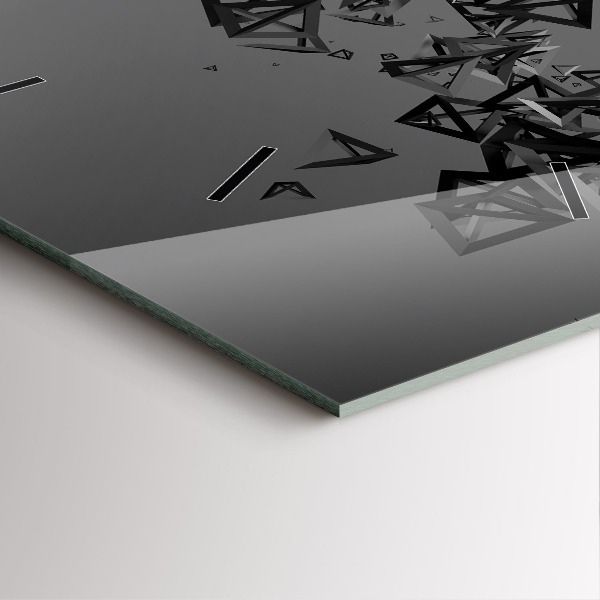 Wanduhr quadratisch Abstraktion