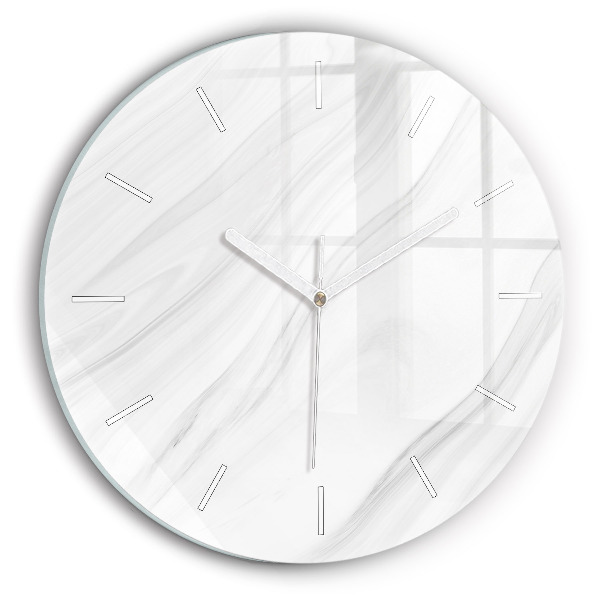Wanduhr rund mit motiv Dekorativer Marmor