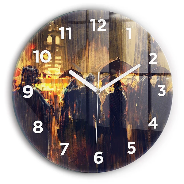 Wanduhr glas rund Impressionismus auf dem Kunstmarkt