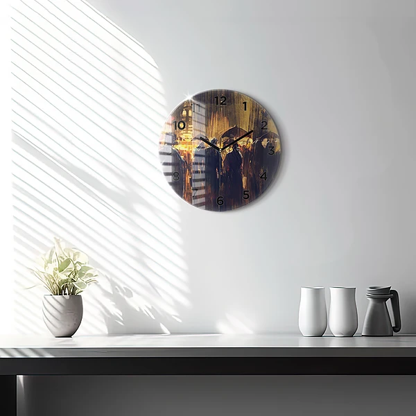 Wanduhr glas rund Impressionismus auf dem Kunstmarkt