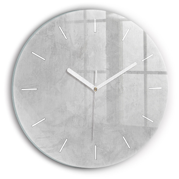 Wanduhr rund mit motiv Steinmauer