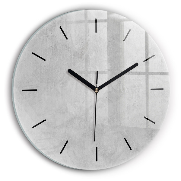 Wanduhr rund mit motiv Steinmauer