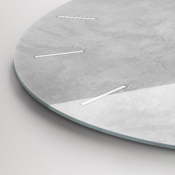 Wanduhr rund mit motiv Steinmauer