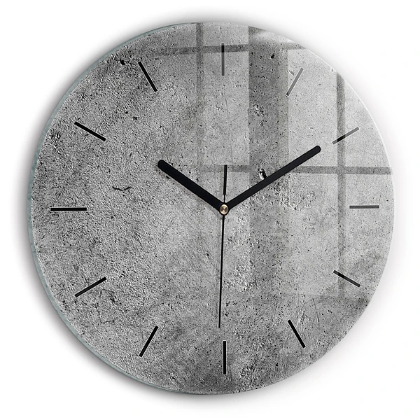 Wanduhr rund mit motiv Industrielle Wand