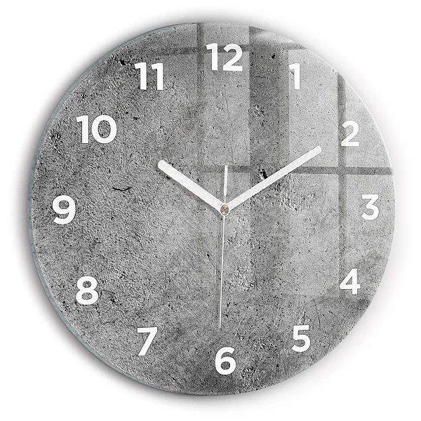 Wanduhr rund mit motiv Industrielle Wand